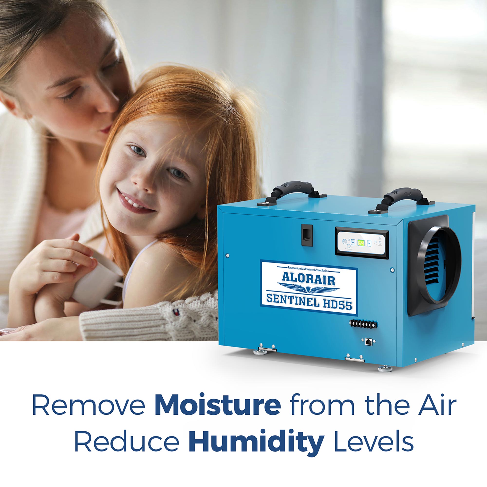 AlorAir Sentinel HD55 Commercial Crawl Space Dehumidifier