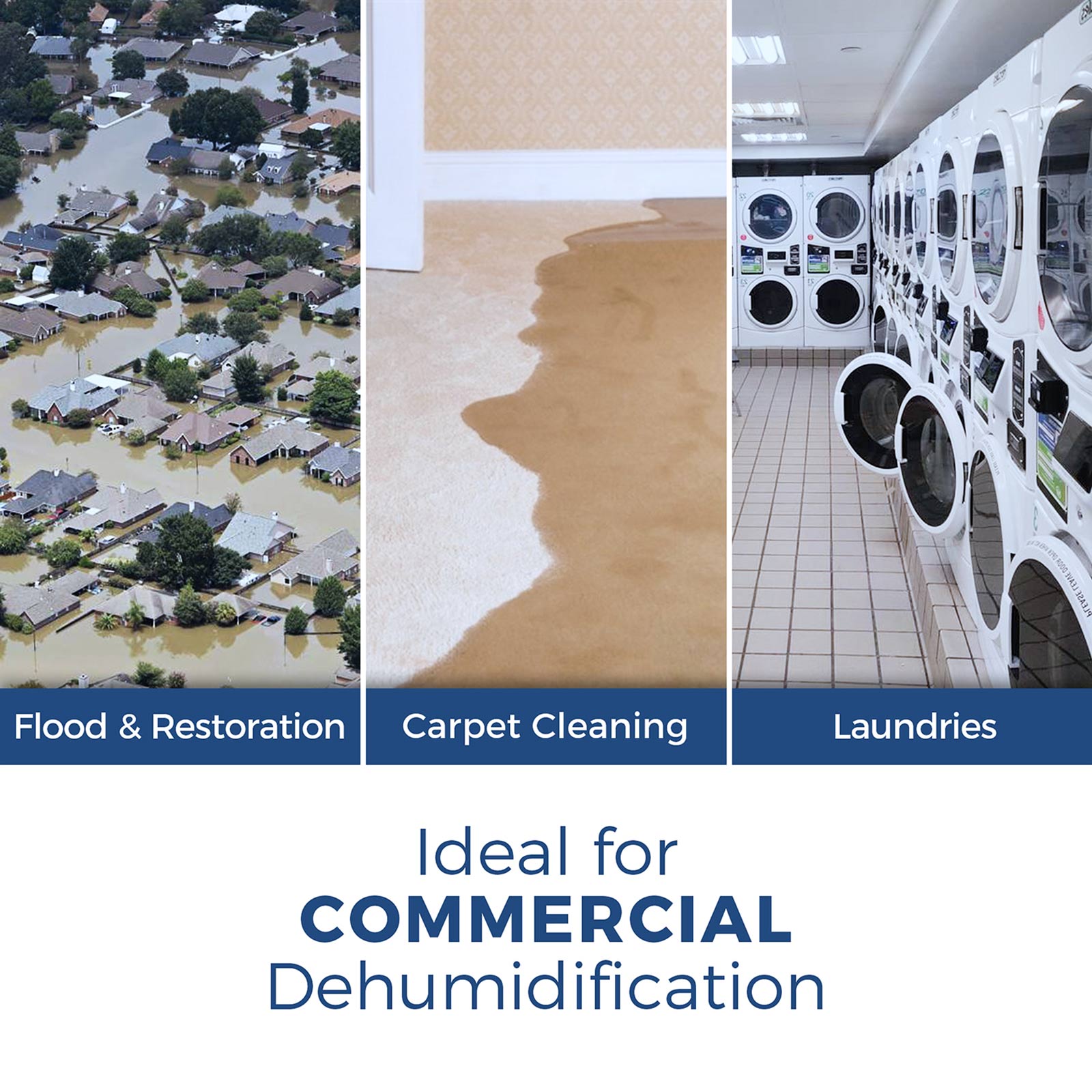 AlorAir Sentinel HD55 Commercial Crawl Space Dehumidifier