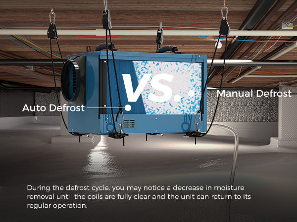 AlorAir Sentinel HD55 Commercial Crawl Space Dehumidifier